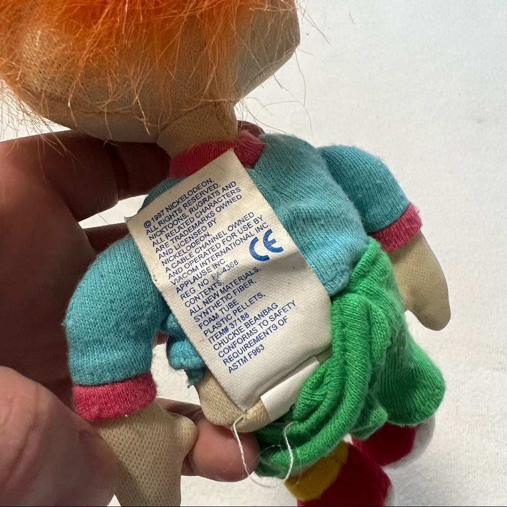 Rugrats 1997 vintage plush Chuckie Tommy Pickles Nickelodeon - Picture 7 of 7